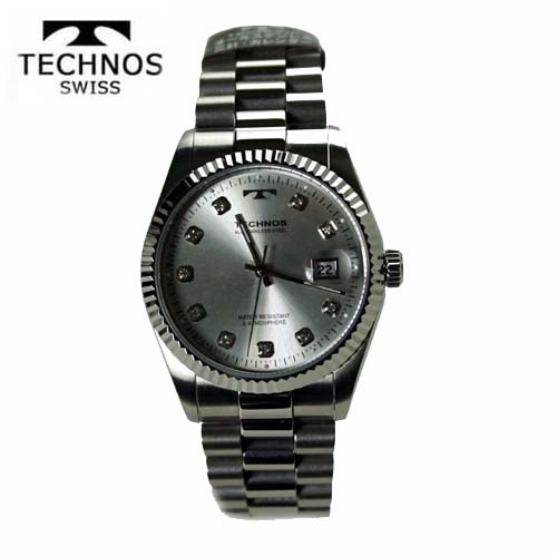 テクノス(TECHNOS) 腕時計　メンズ クォーツ腕時計 5気圧防水　T9604SS【贈り物】