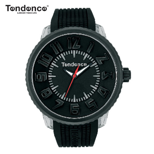 テンデンス フラッシュ　LED搭載　ブラック(TENDENCE FLASH ) 4年間保証  メンズ/レディー　兼用腕時計 腕時計 TG530001 【正規登録店】【父の日】