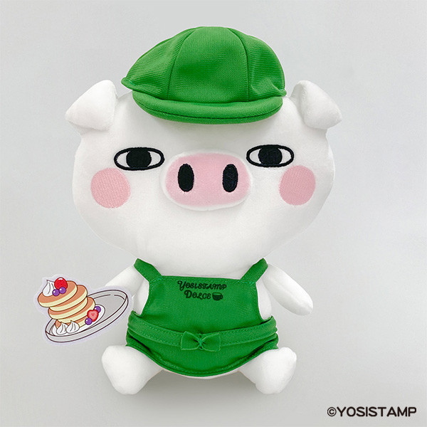 ヨッシースタンプ 着せ替え衣装 店員さん グリーンエプロン