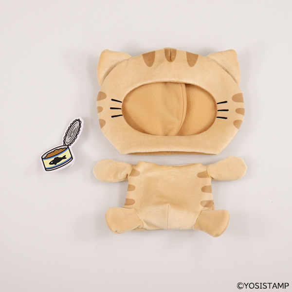 ヨッシースタンプ 着せ替えドレス 茶トラ