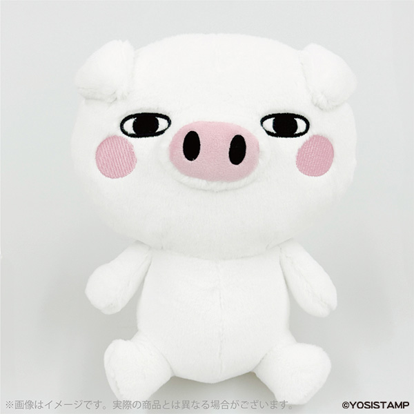 ヨッシースタンプ ボアぬいぐるみS ぶたさん