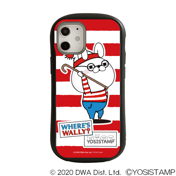 ヨッシースタンプ×ウォーリーをさがせ！ i select iPhone 12 mini 対応ケース レッド