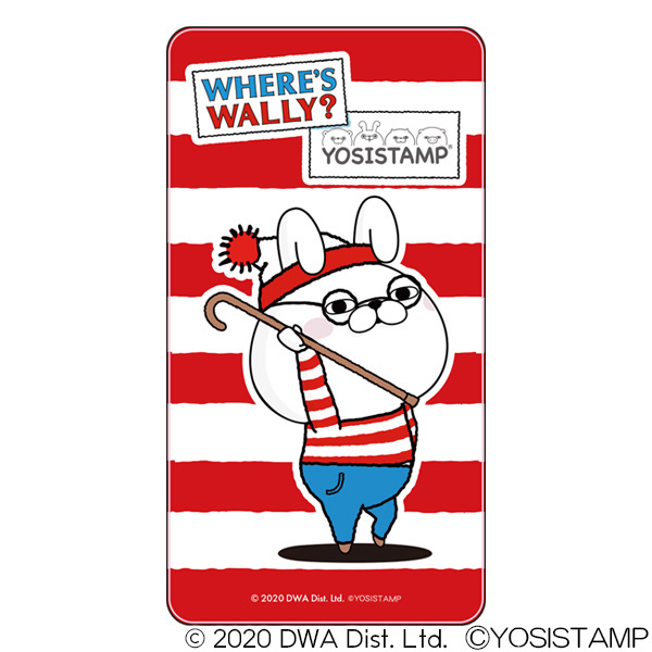 ヨッシースタンプ×ウォーリーをさがせ！ 4000mAh リチウムイオンポリマー充電器 2.1A レッド