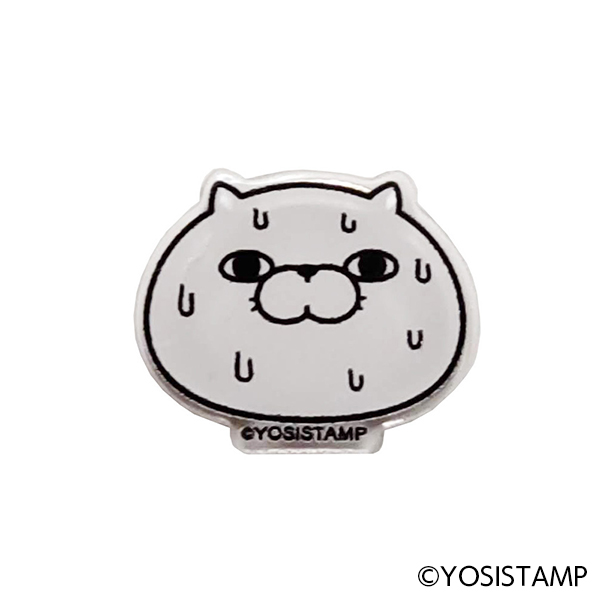 ヨッシースタンプ　マスクチャーム　ぬこさま