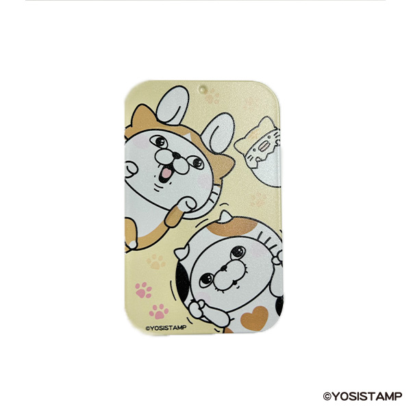 ヨッシースタンプニャンとも スライド缶（クリーム）