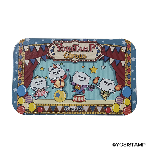 ヨッシースタンプスライド缶YS-70　サーカス