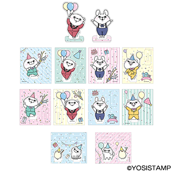 うさぎさん＆くまさん10周年トレーディングアクリルスタンド