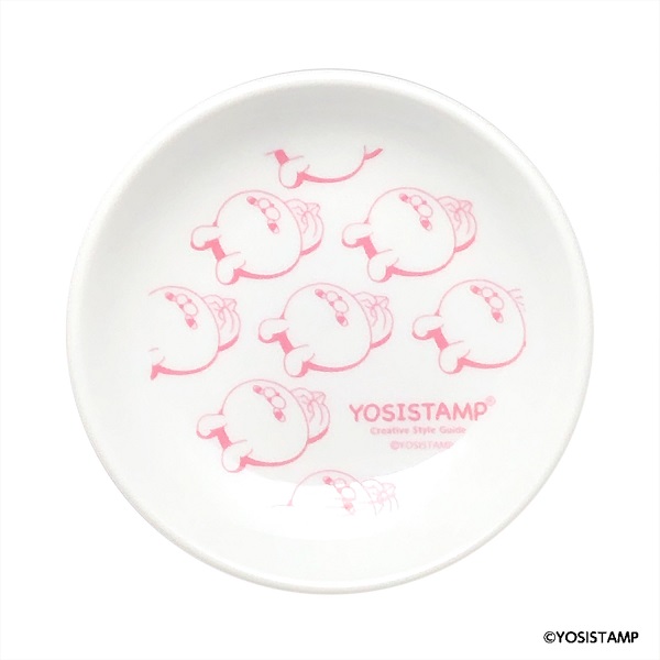 ヨッシースタンプ　小皿　うさぎさん