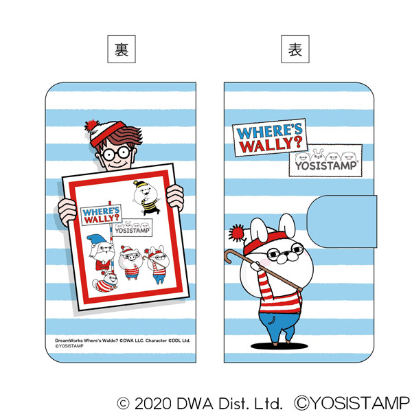 ヨッシースタンプ×ウォーリーをさがせ！　スマホケース　ボーダー 4580560335928