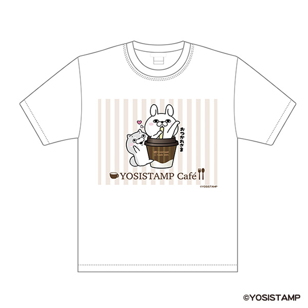 ヨッシースタンプ　ドルチェ　Tシャツうさぎさん＆わんこ【Ｌ】