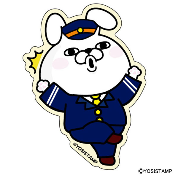 イベント限定 ステッカー　うさぎさん　ver.B 大阪　4580609603391