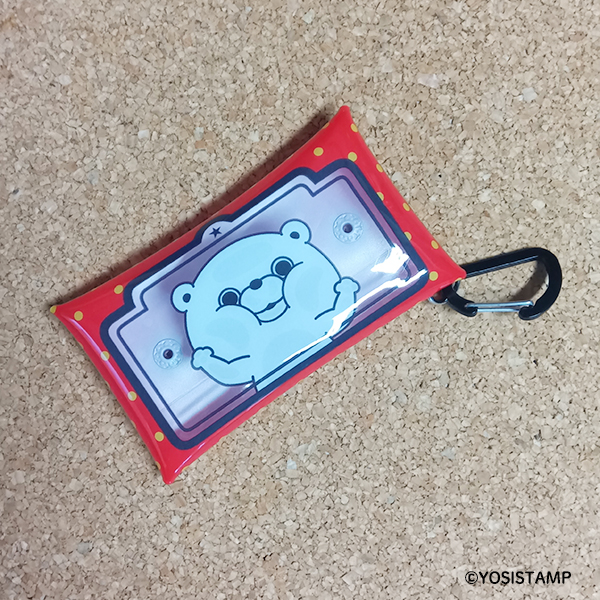 ヨッシースタンプPVC マルチケースくまさん