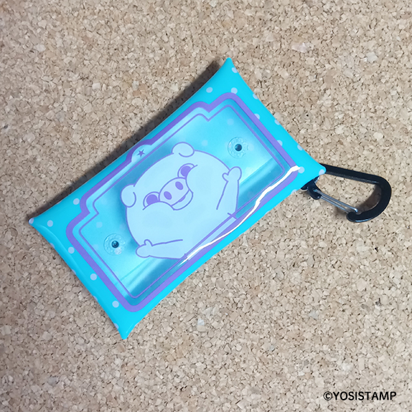 ヨッシースタンプPVC マルチケース ぶたさん