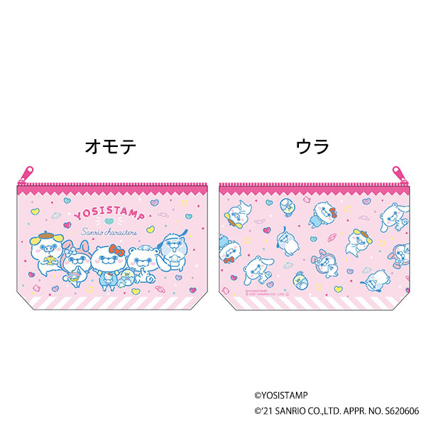 ヨッシースタンプ×サンリオキャラクターズ　パステルポップ　ポーチ　4580721960853