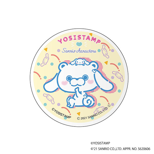 ヨッシースタンプ×サンリオキャラクターズ　パステルポップ　クリップマグネット　くまさん　4580721960976