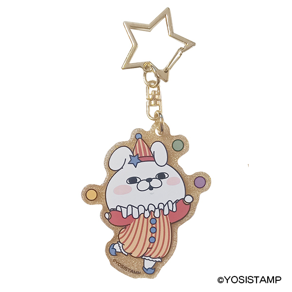 アクリルキーホルダーサーカスうさぎさん
