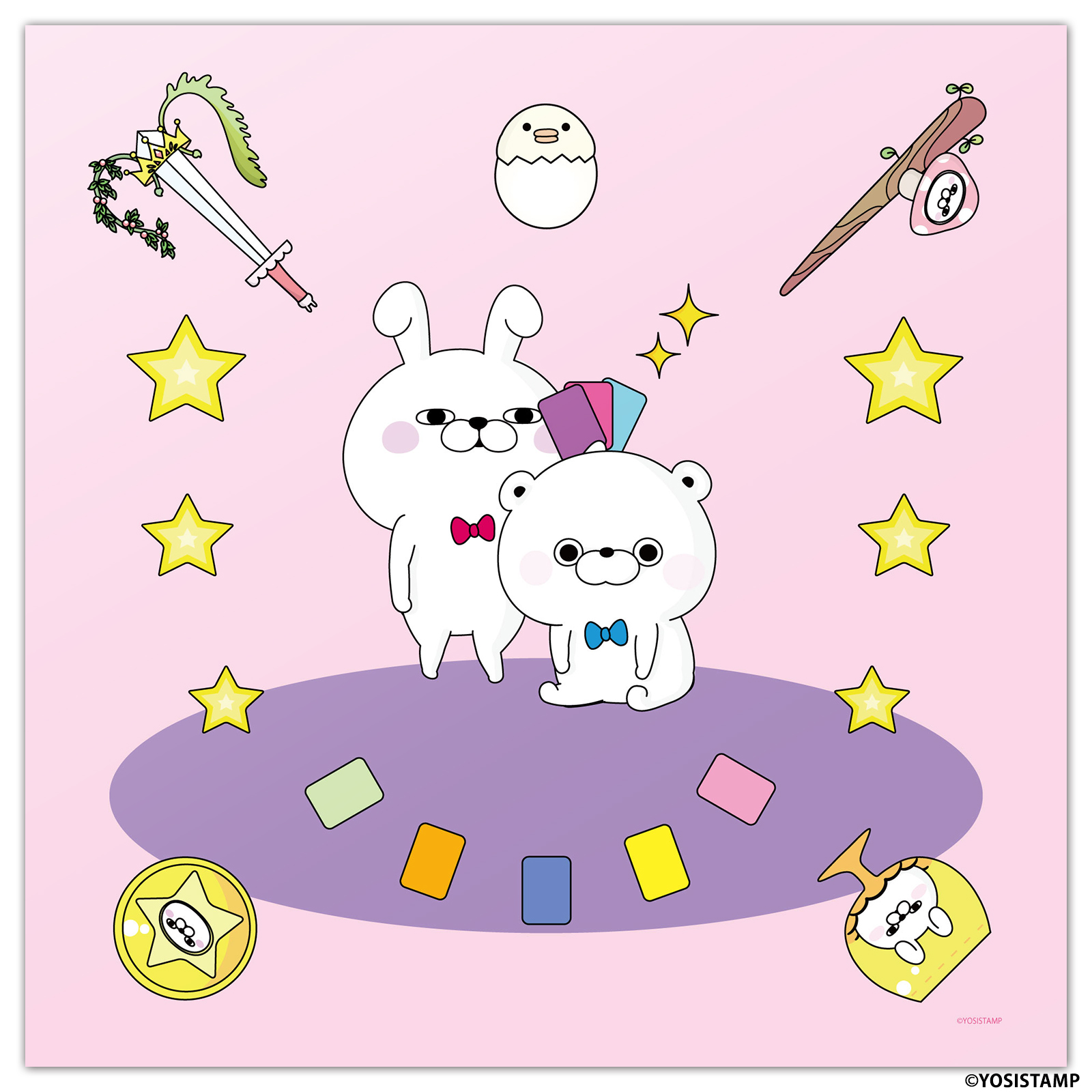 ルナズ　ヨッシースタンプタロットクロス　B