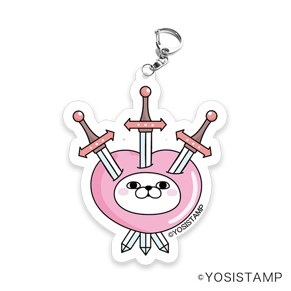 ルナズ　ヨッシースタンプタロットアクリルキーホルダー　第二弾D