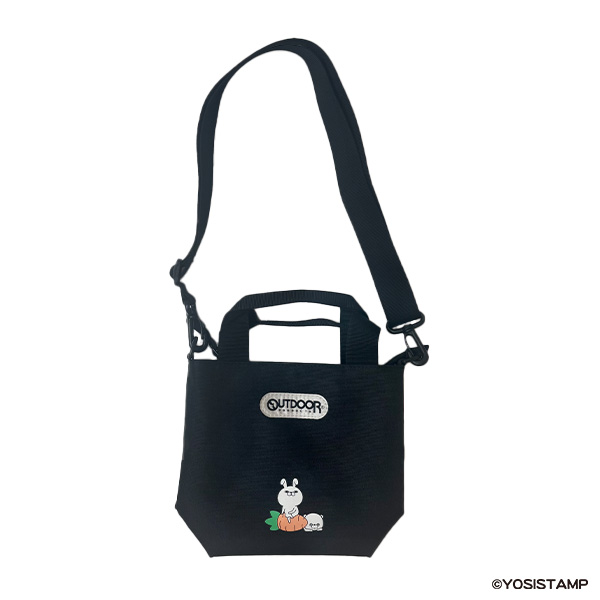 OUTDOOR×ヨッシースタンプコラボ　ショルダーバッグ（YS151BK-5）