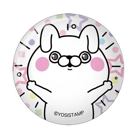 ヨッシースタンプ　缶ミラー（うさぎさん）