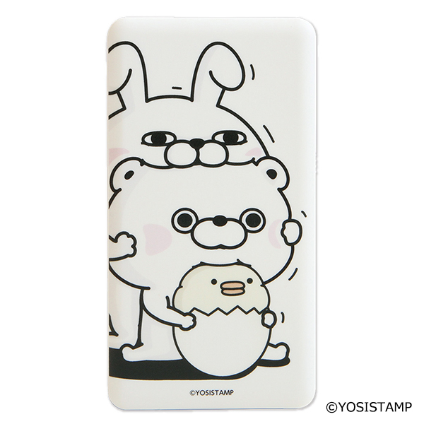 ヨッシースタンプ　4000mAhリチウムイオンポリマー充電器2.1A　MYS-04Aかぷっ