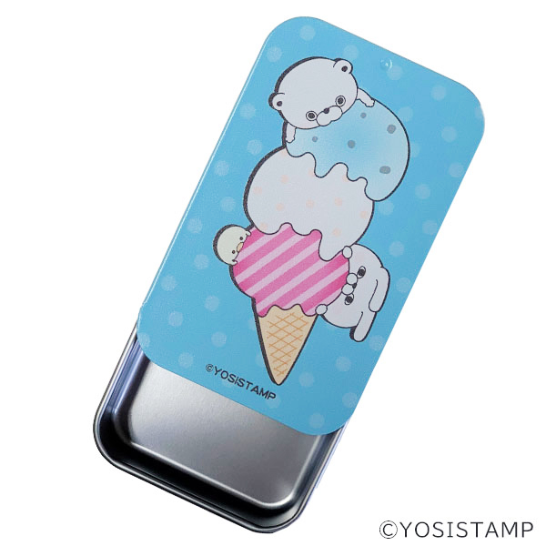 ヨッシースタンプ スライド缶（アイスクリーム）