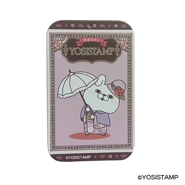 ヨッシースタンプスライド缶YS-69　大正ロマンうさぎさん