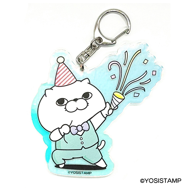 自分ツッコミくま　アクリルキーホルダー　ホワイトデー　敬老の日 自分ツッコミくま　アクリルキーホルダー　ホワイトデー　敬老の日