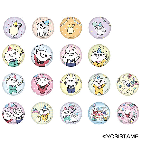 うさぎさん＆くまさん10周年トレーディング缶バッジ