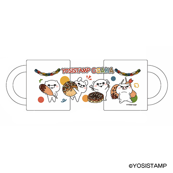 ヨッシスタンプ　大阪　マグカップ
