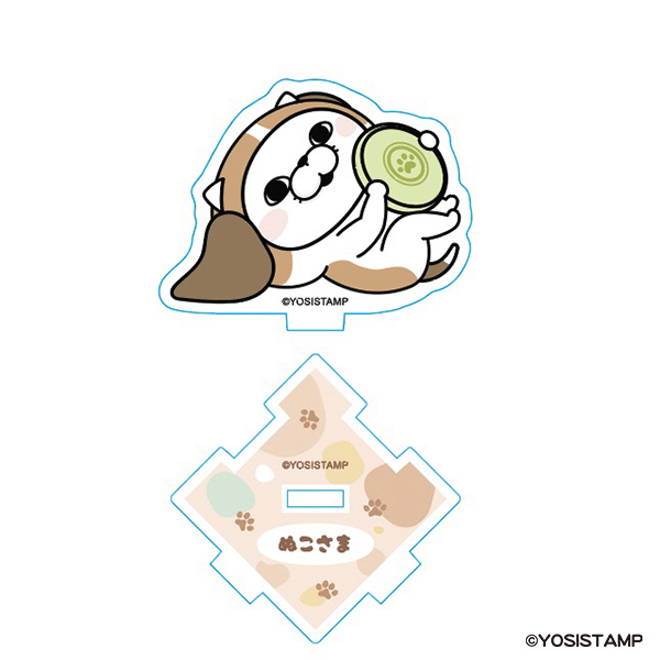 ヨッシースタンプわんともアクリルスタンド ぬこさま