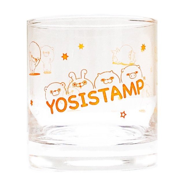 ヨッシースタンプ グラスタンブラー 225ml オレンジ