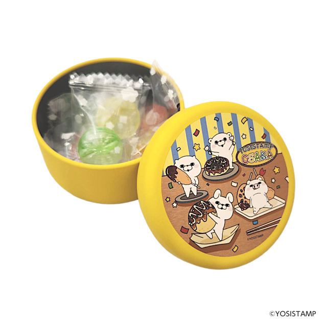 ヨッシースタンプ 飴玉入りプチ缶
