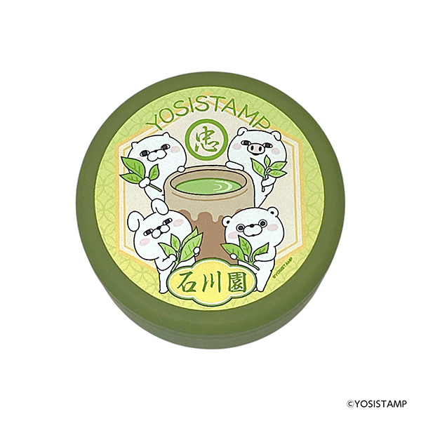 ヨッシースタンプ 湯呑み＆プチ缶セット 煎茶 石川園