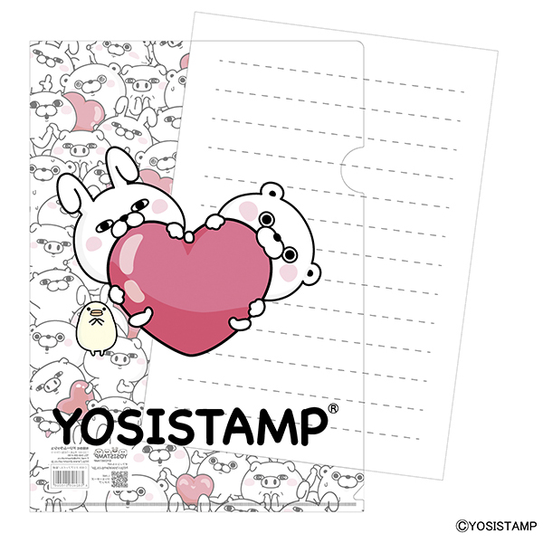 ヨッシースタンプ クリアファイル／総柄 4582406516096