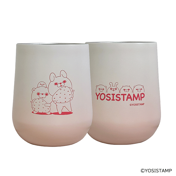 グラデサーモタンブラー／いちご（ピンク）