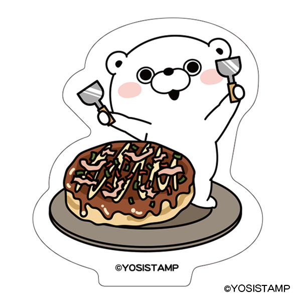 ステッカー　ヨッシースタンプ　大阪くまさん