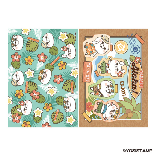 【予約販売】YS クリアファイル ヨッシースタンプ アロハ