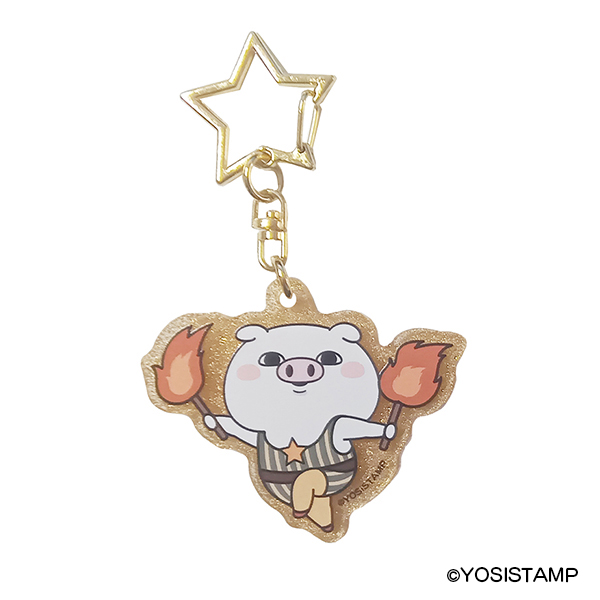 アクリルキーホルダーサーカスぶたさん