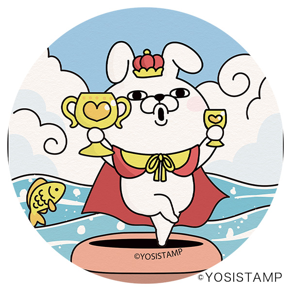 ルナズ ヨッシースタンプタロット缶バッジ B