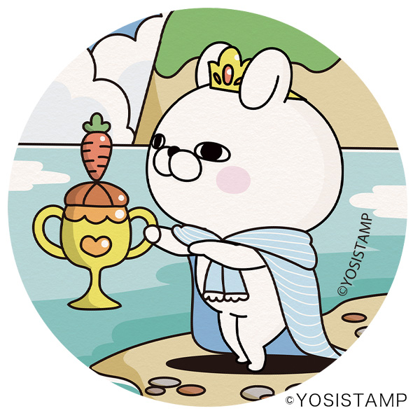 ルナズ ヨッシースタンプタロット缶バッジ F