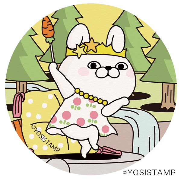 ルナズ ヨッシースタンプタロット缶バッジ H