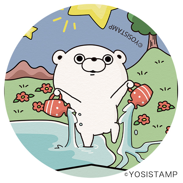 ルナズ ヨッシースタンプタロット缶バッジ I