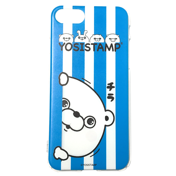 ｉＰｈｏｎｅケース　くま　ストライプ　4589874873904