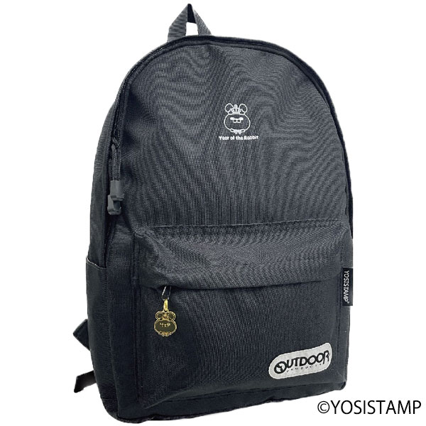 OUTDOOR×ヨッシースタンプコラボ デイパック(M)　YS131BK-1