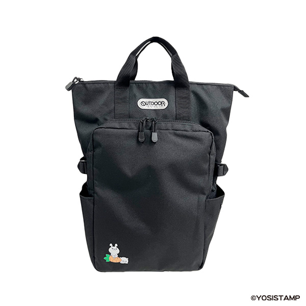 OUTDOOR×ヨッシースタンプコラボ リュックサック(YS152BK-2)