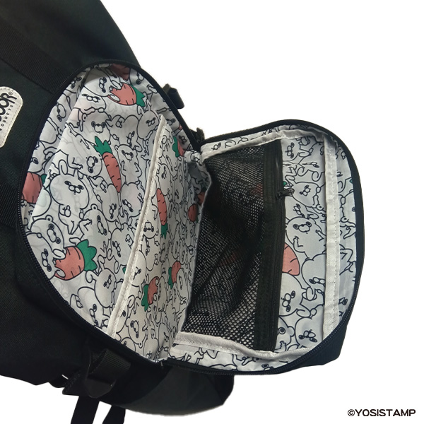 OUTDOOR×ヨッシースタンプコラボ リュックサック（YS152BK-2）
