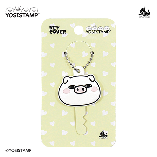 ヨッシースタンプ キーカバー ぶたさん