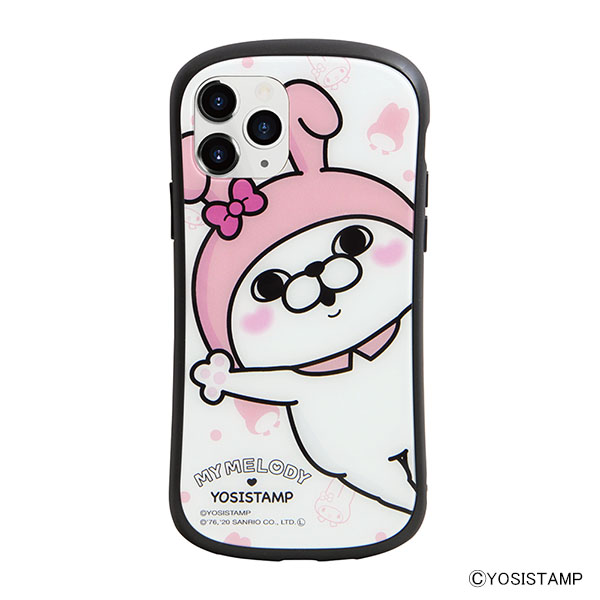i select iPhone 11 Pro 対応ハイブリッドガラスケース A.うさぎさん