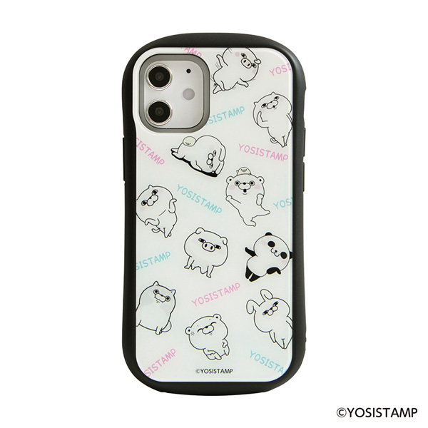 ヨッシースタンプ i select iPhone 12 mini 対応ケース 総柄